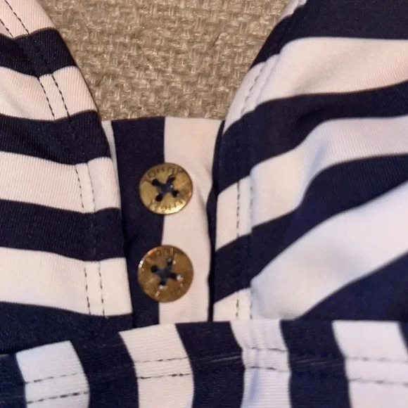 Tommy Hilfiger Naval style one piece halter swimsuit - size medium.   G - Picture 3 of 6